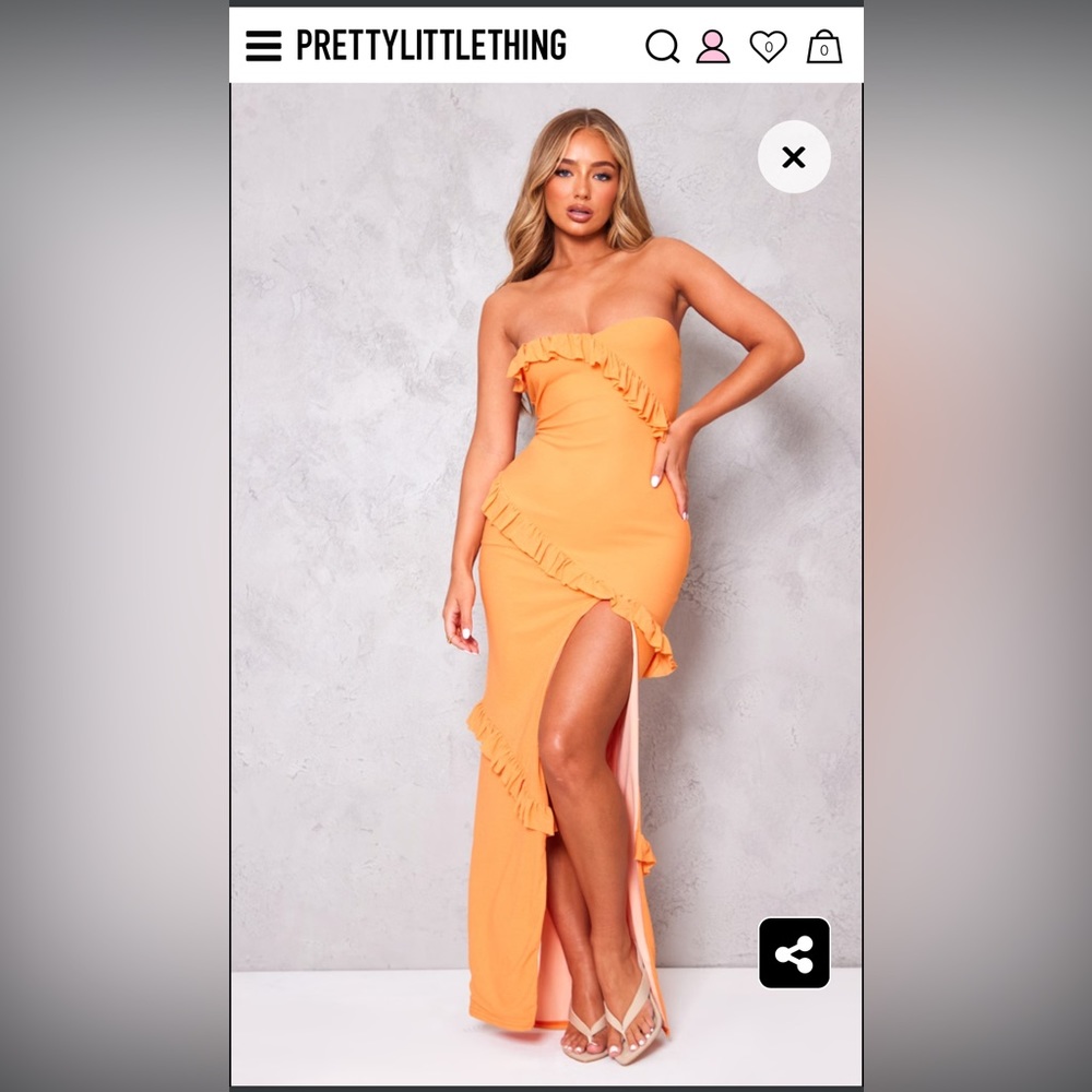 Orange dress new with tags